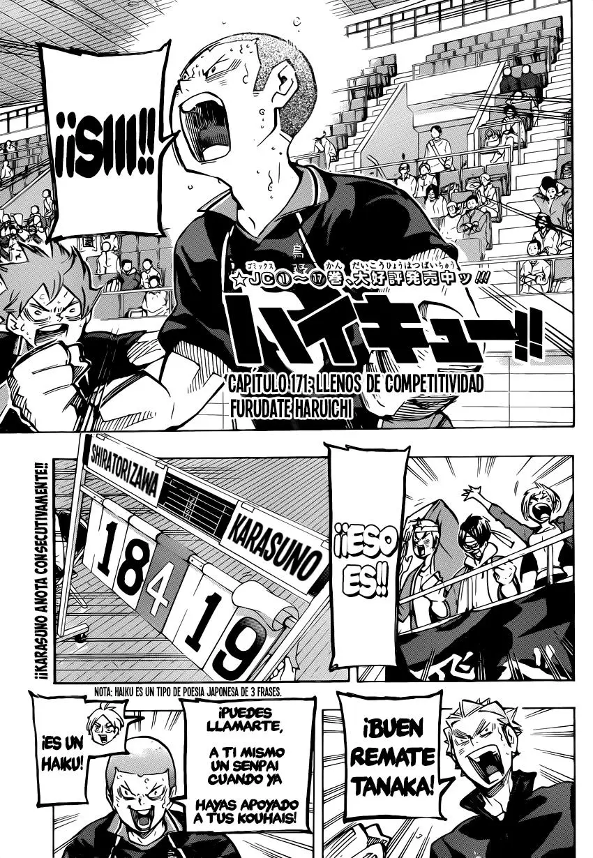 Haikyu!! capítulo 171, página 2