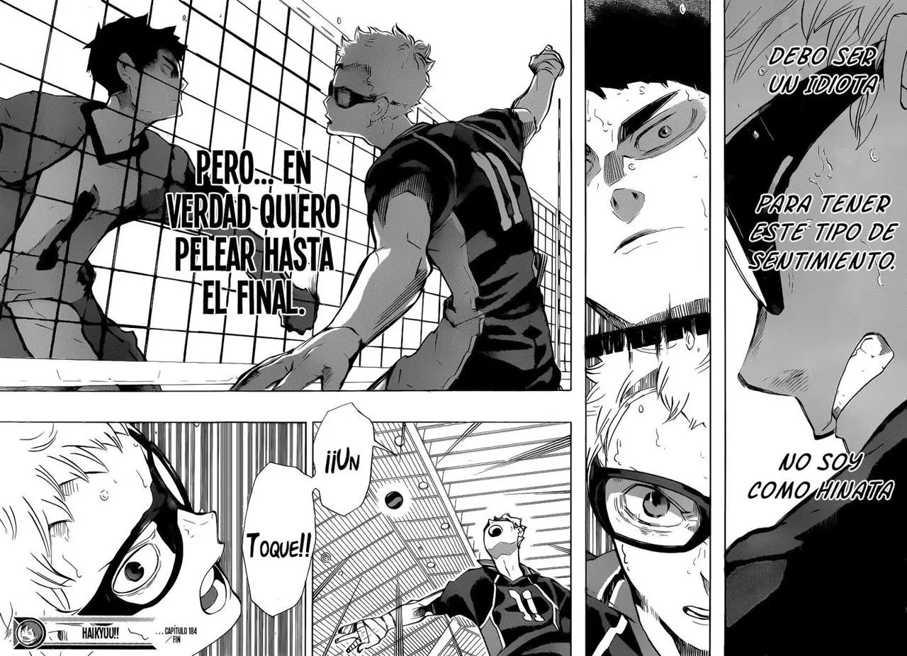 Haikyu!! capítulo 184, página 18