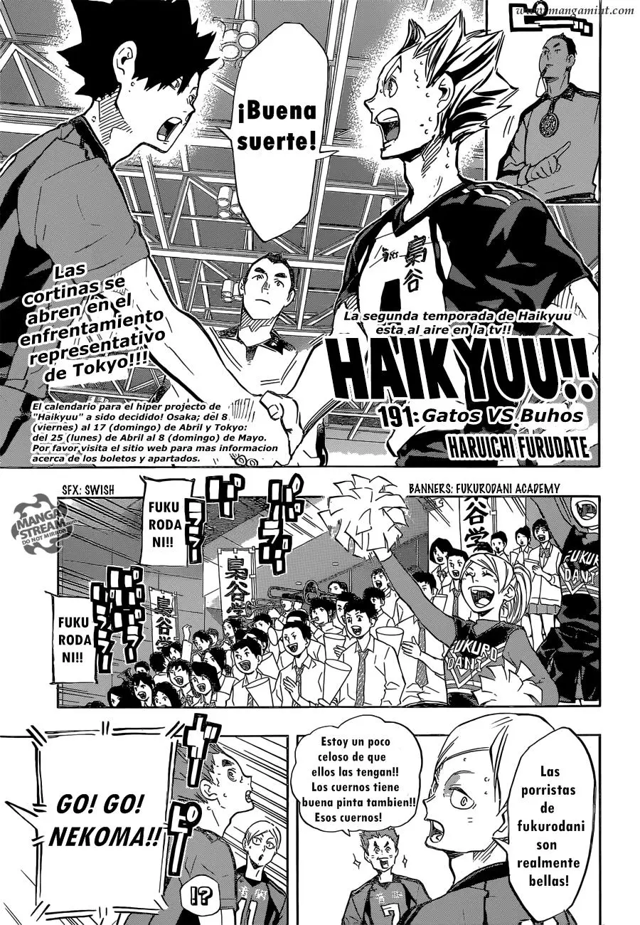 Haikyu!! capítulo 191, página 1