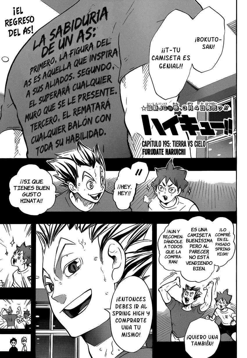 Haikyu!! capítulo 195, página 2