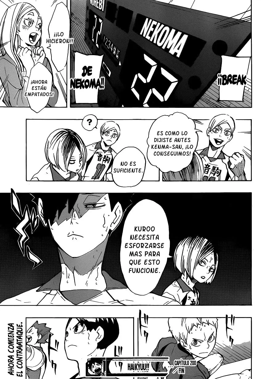 Haikyu!! capítulo 200, página 19