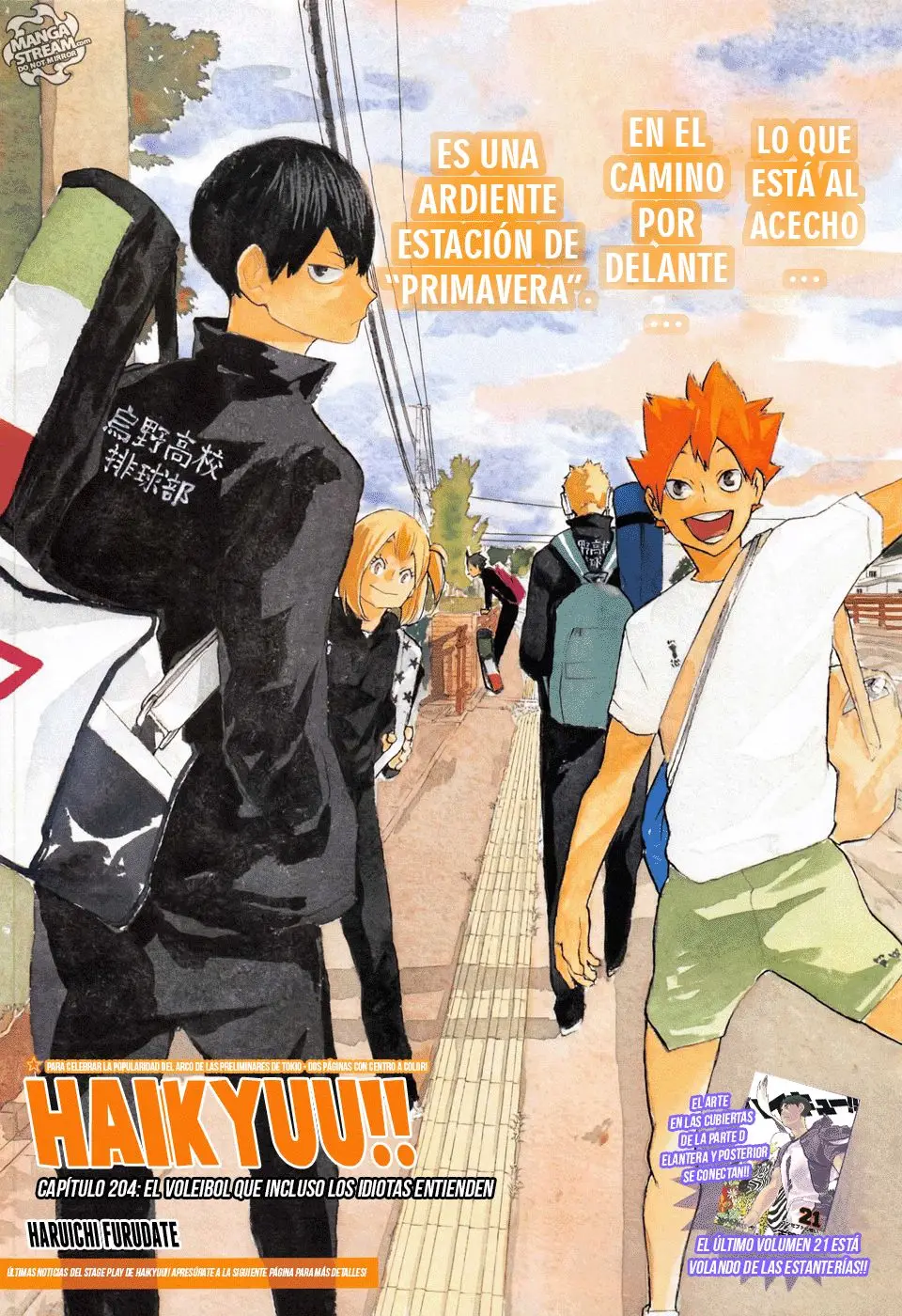 Haikyu!! capítulo 204, página 2
