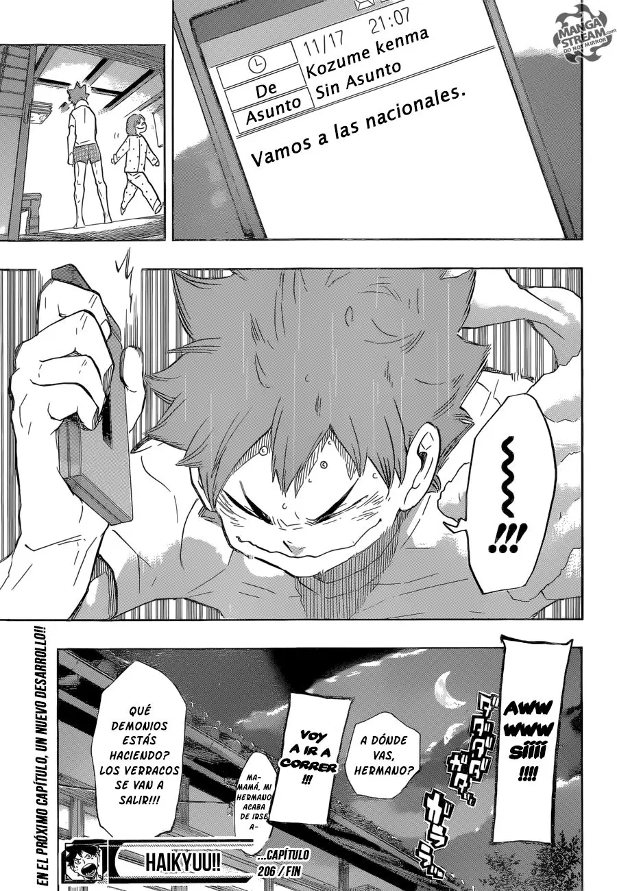 Haikyu!! capítulo 206, página 18