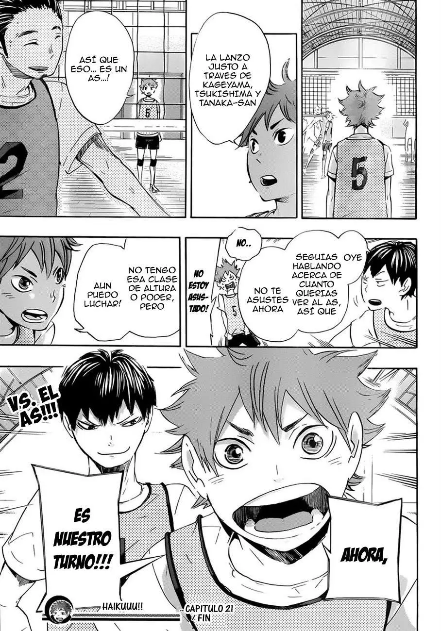 Haikyu!! capítulo 21, página 17