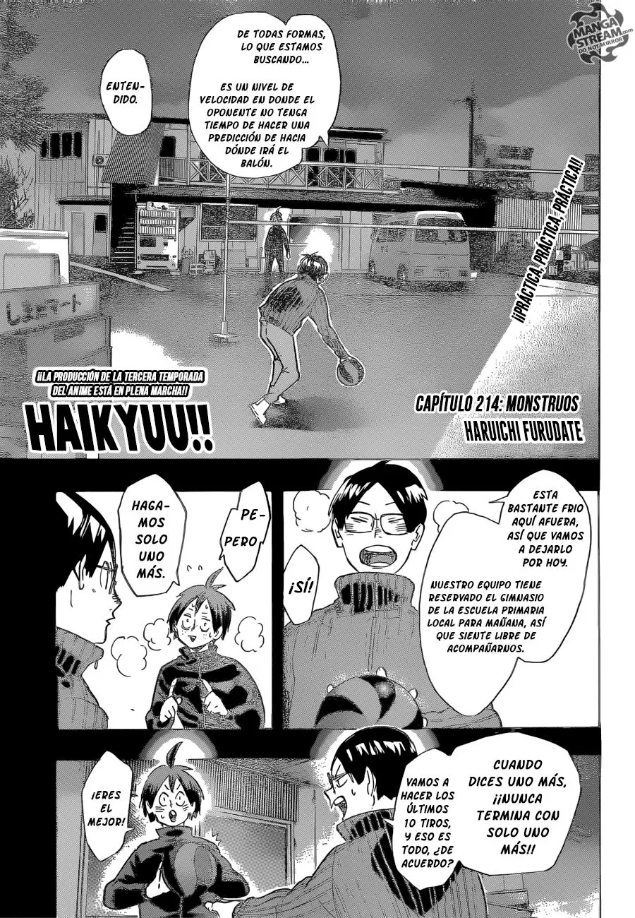 Haikyu!! capítulo 214, página 2