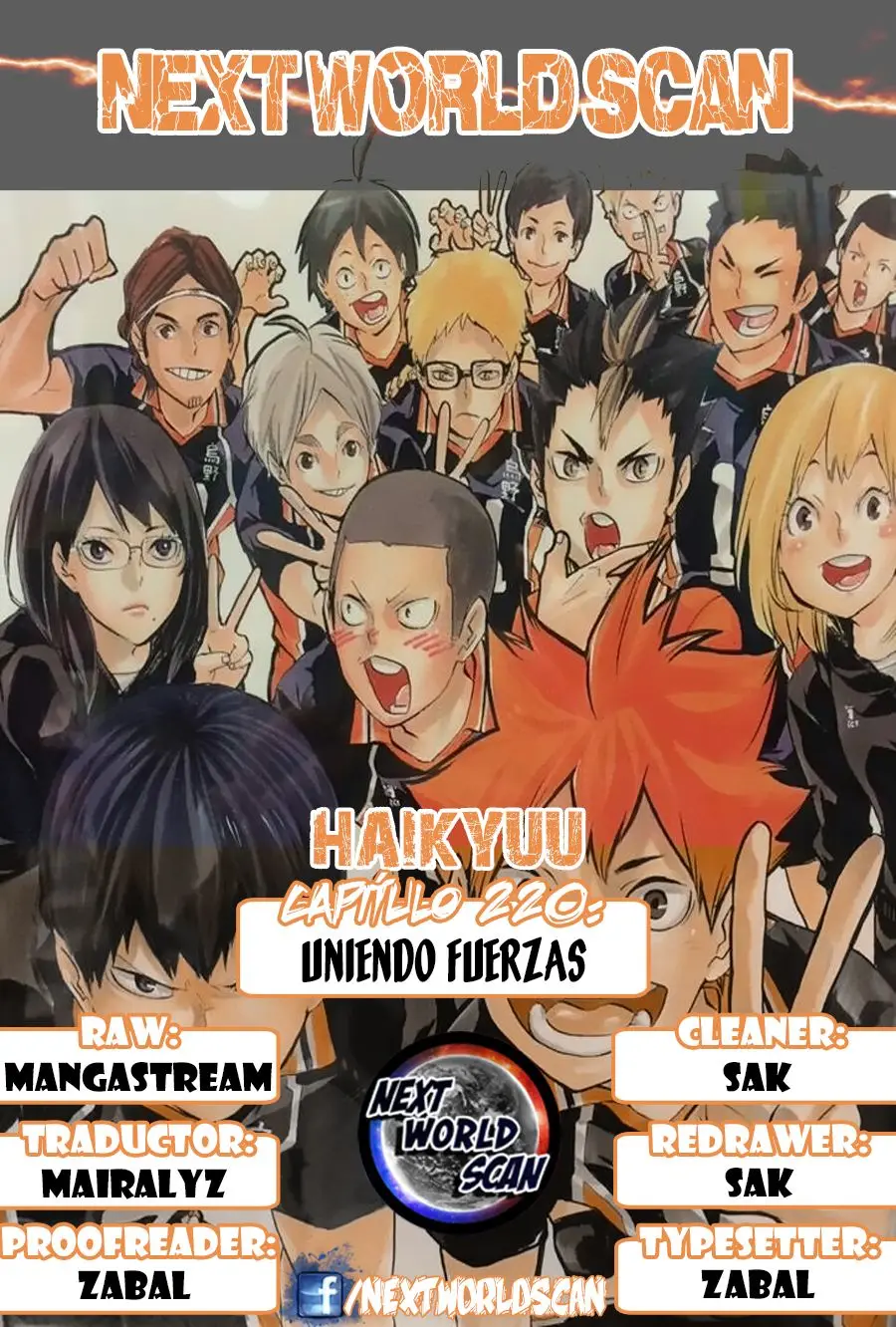 Haikyu!! capítulo 220, página 1