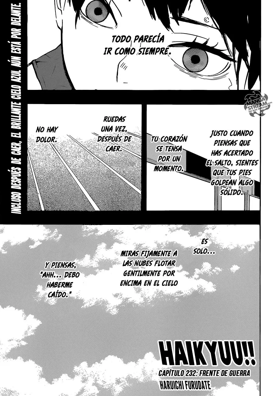 Haikyu!! capítulo 232, página 2