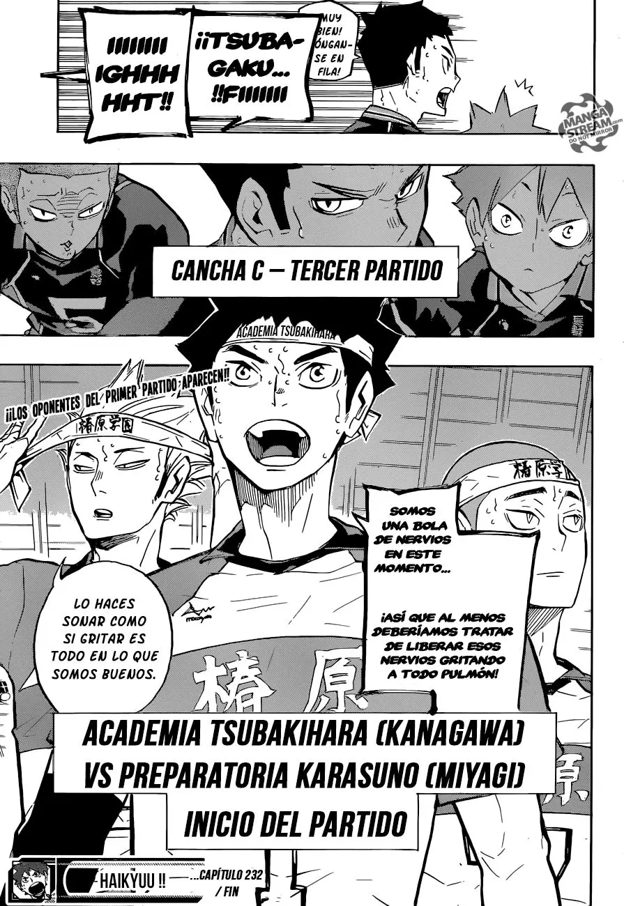 Haikyu!! capítulo 232, página 18