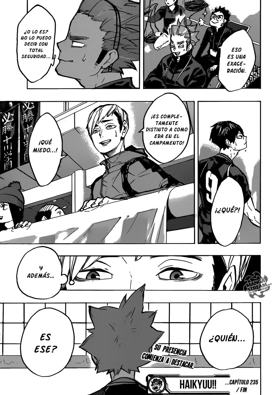Haikyu!! capítulo 235, página 19