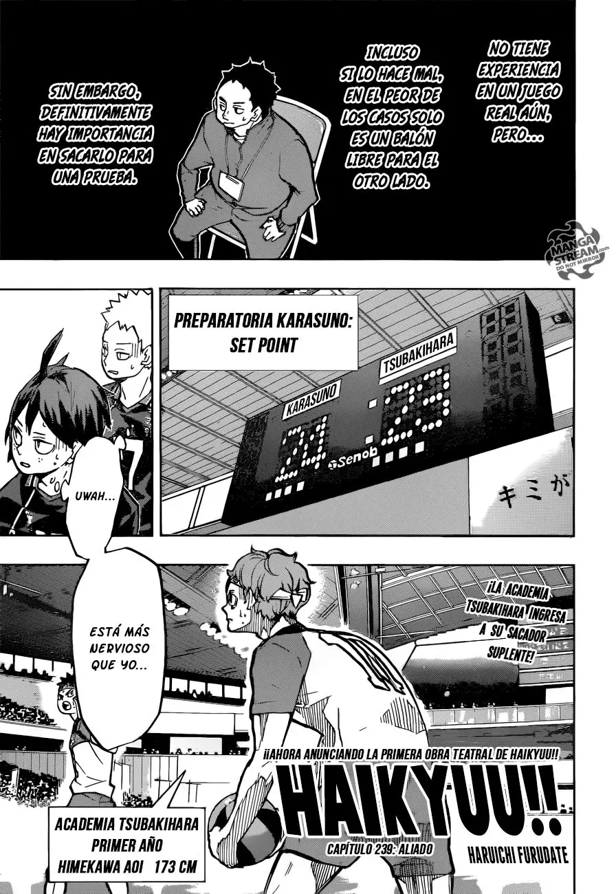 Haikyu!! capítulo 239, página 2
