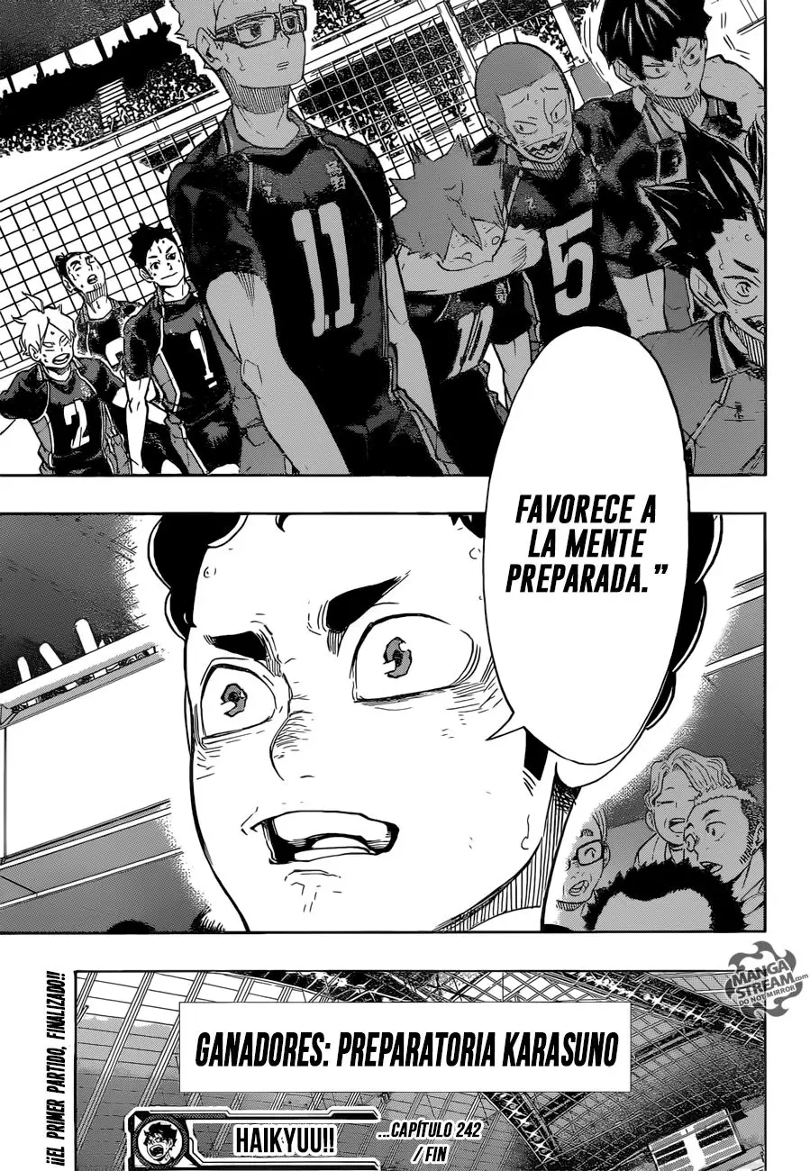 Haikyu!! capítulo 242, página 18