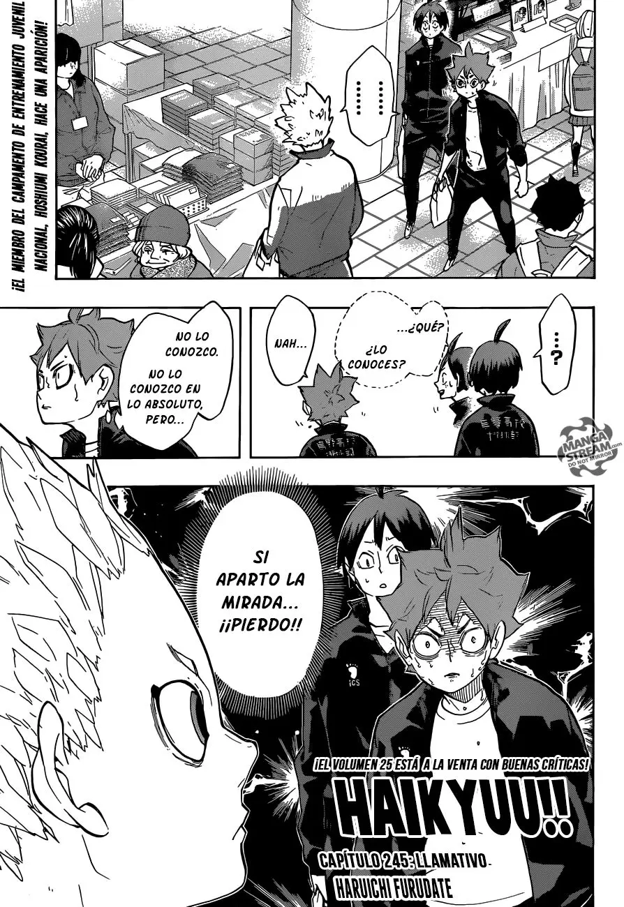 Haikyu!! capítulo 245, página 2