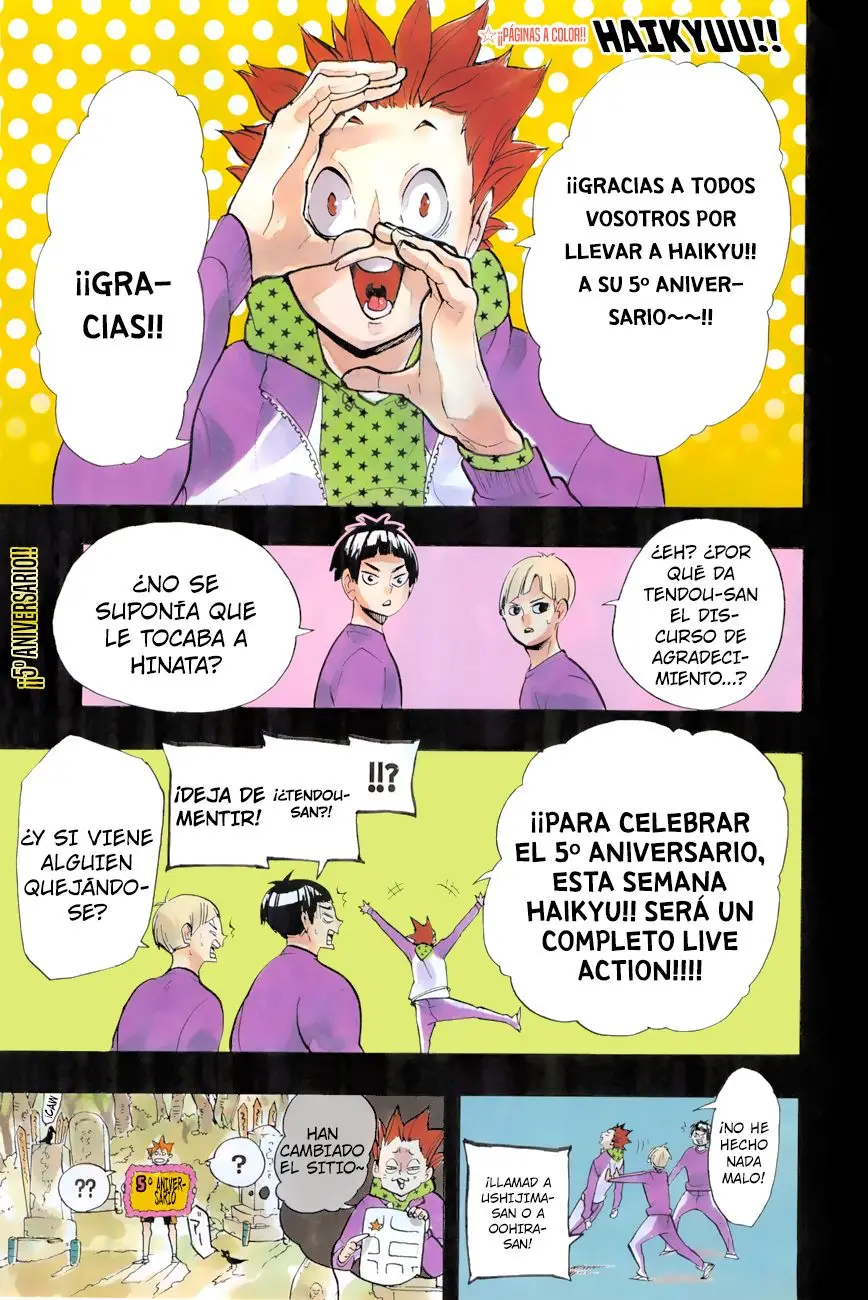 Haikyu!! capítulo 250, página 3