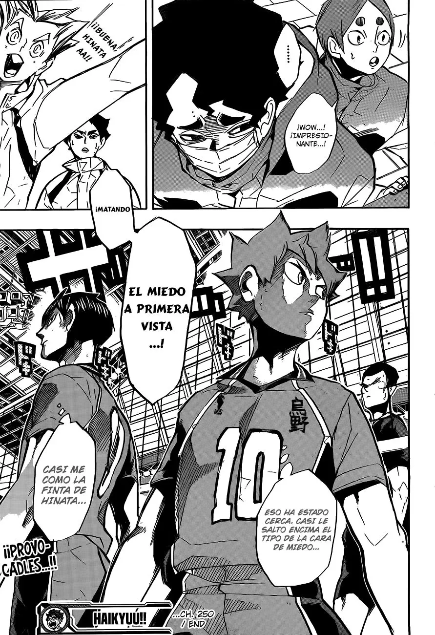 Haikyu!! capítulo 250, página 18