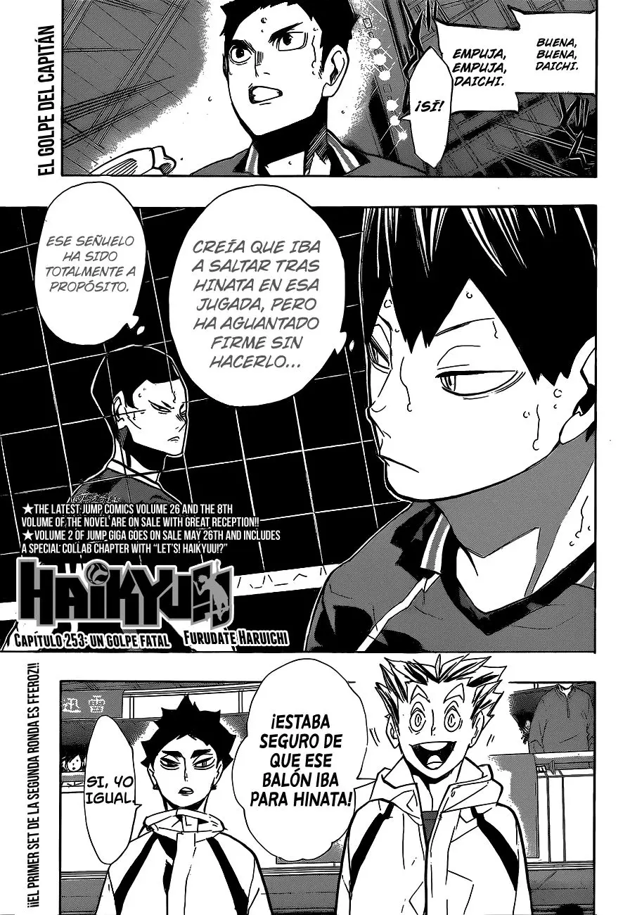 Haikyu!! capítulo 253, página 2