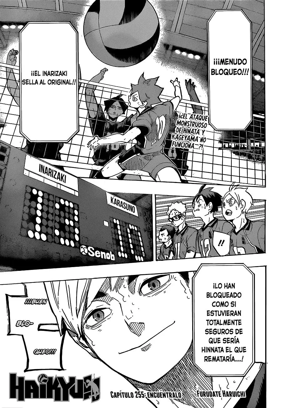 Haikyu!! capítulo 255, página 2