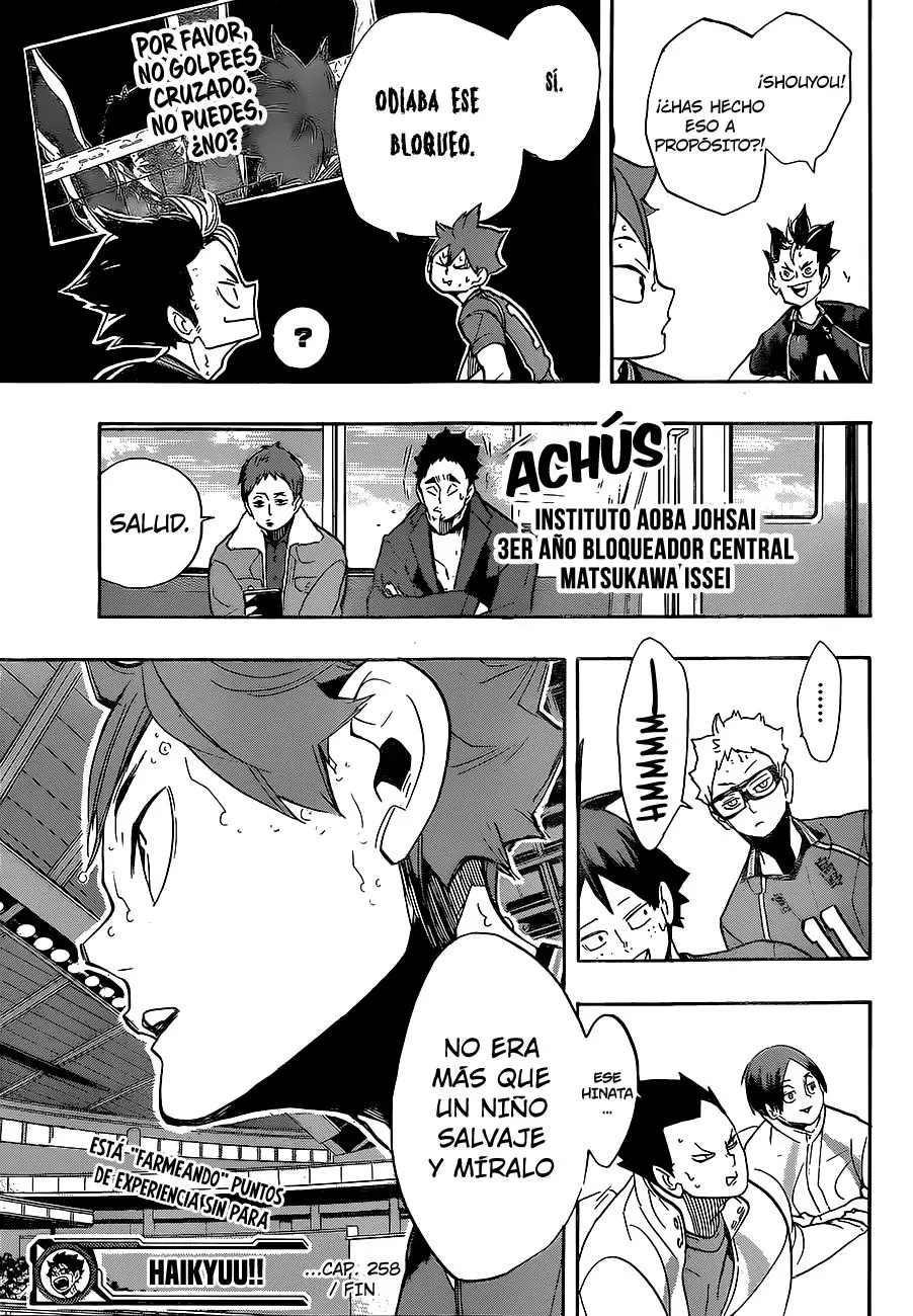 Haikyu!! capítulo 258, página 19
