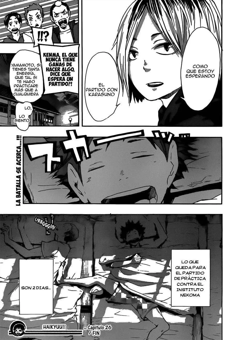 Haikyu!! capítulo 26, página 21