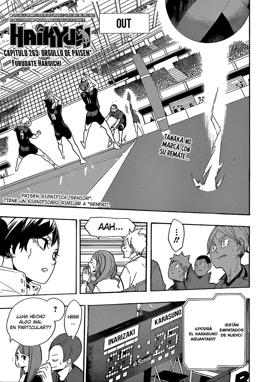 Haikyu!! capítulo 263, página 2