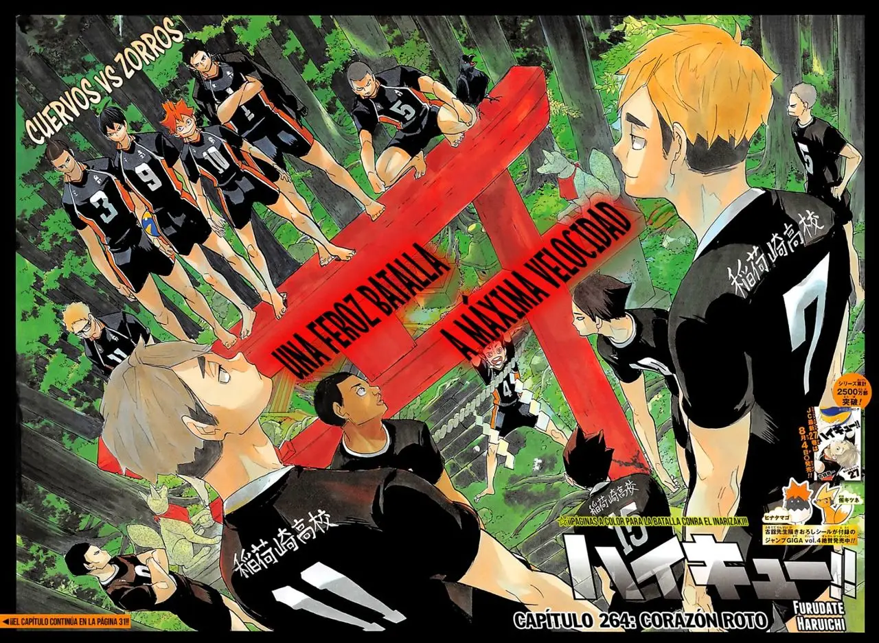Haikyu!! capítulo 264, página 3