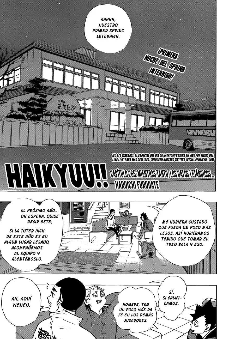Haikyu!! capítulo 265, página 2