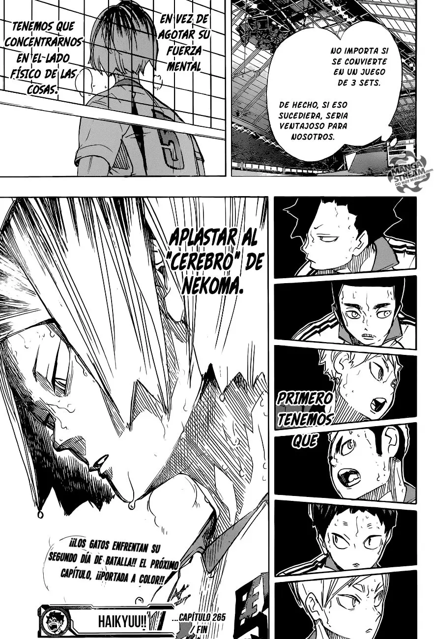 Haikyu!! capítulo 265, página 20
