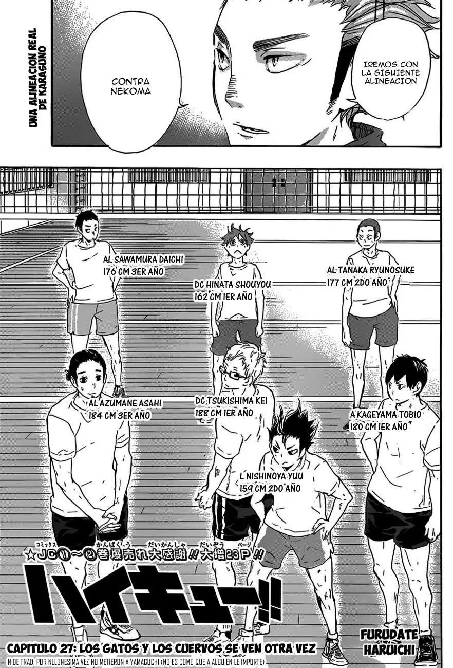 Haikyu!! capítulo 27, página 2