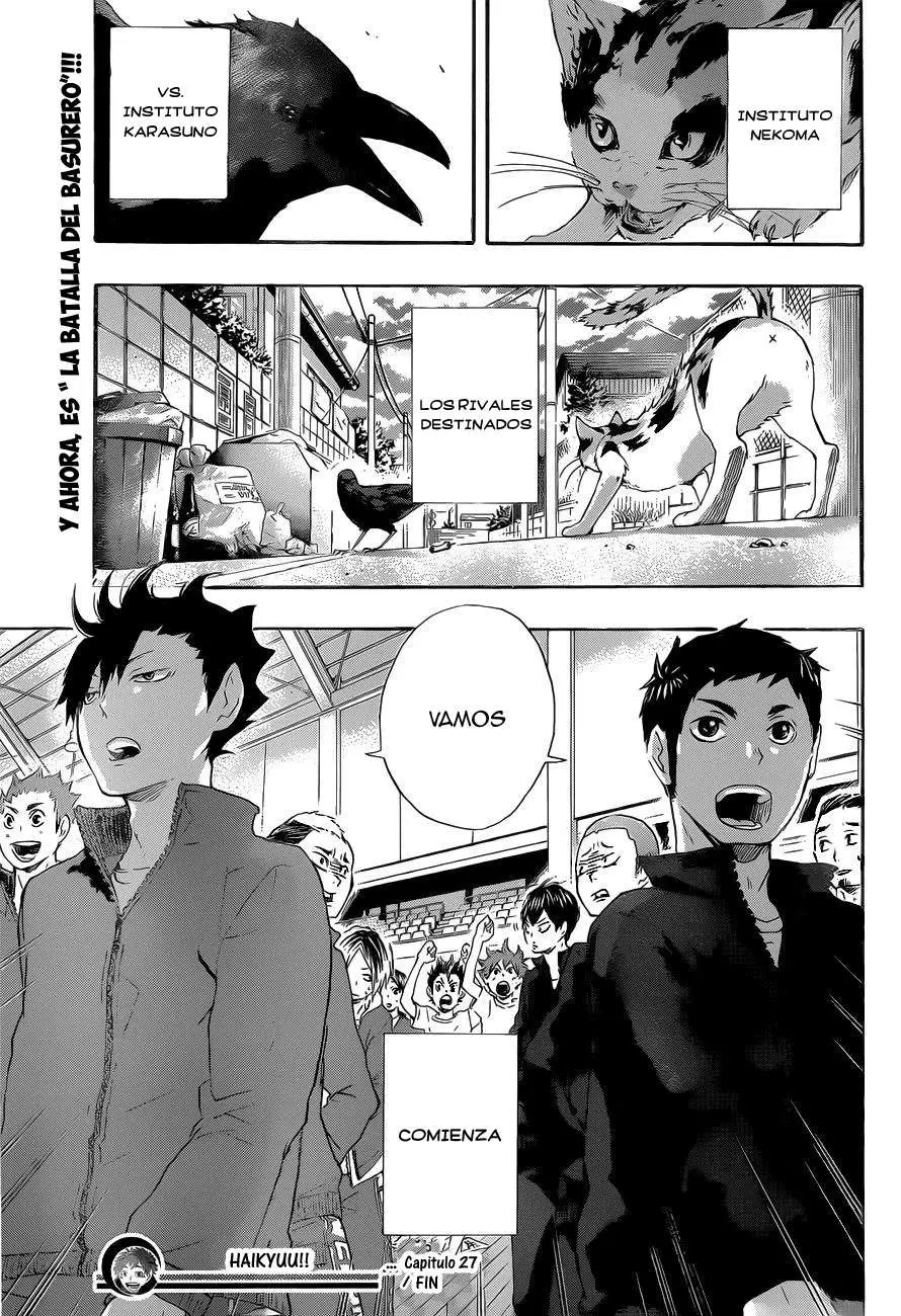 Haikyu!! capítulo 27, página 23