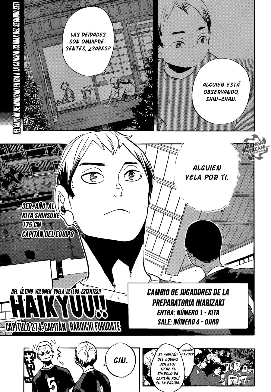 Haikyu!! capítulo 274, página 2