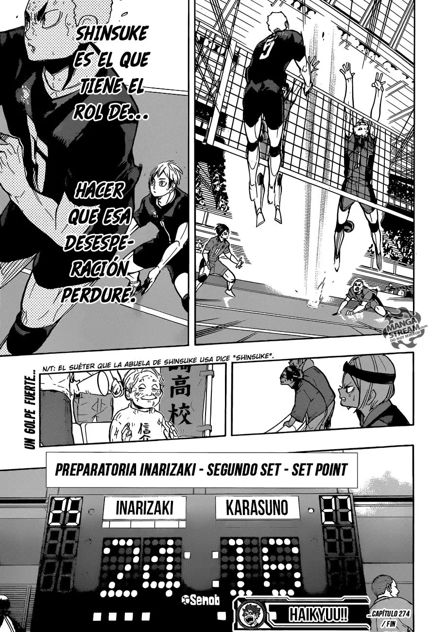 Haikyu!! capítulo 274, página 19