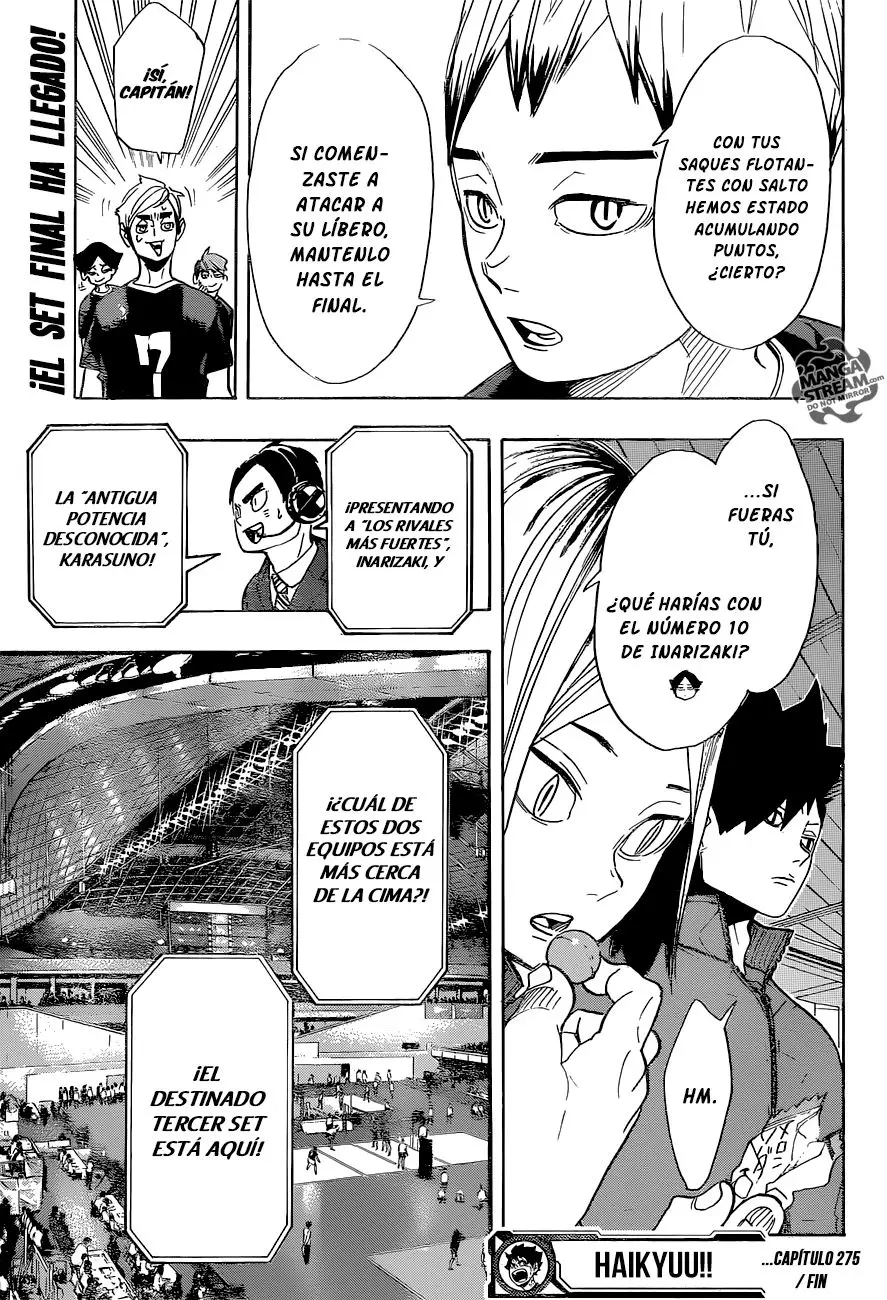 Haikyu!! capítulo 275, página 19