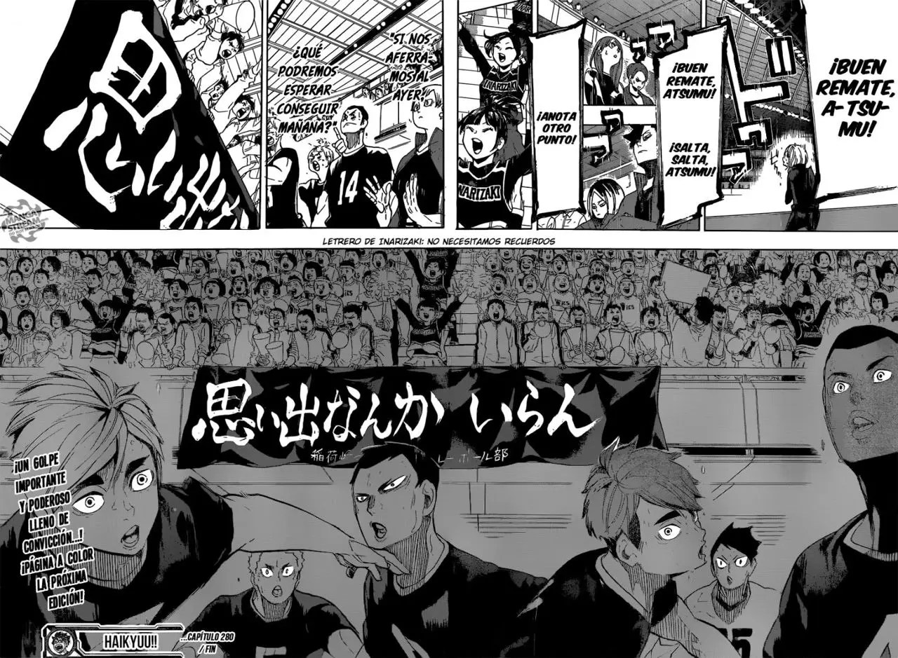 Haikyu!! capítulo 280, página 18