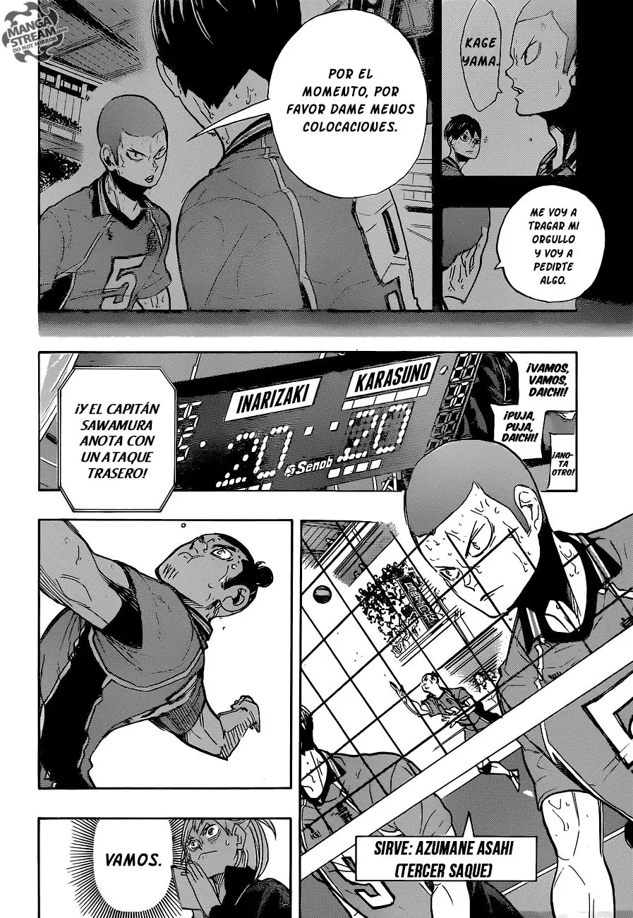 Haikyu!! capítulo 284, página 3