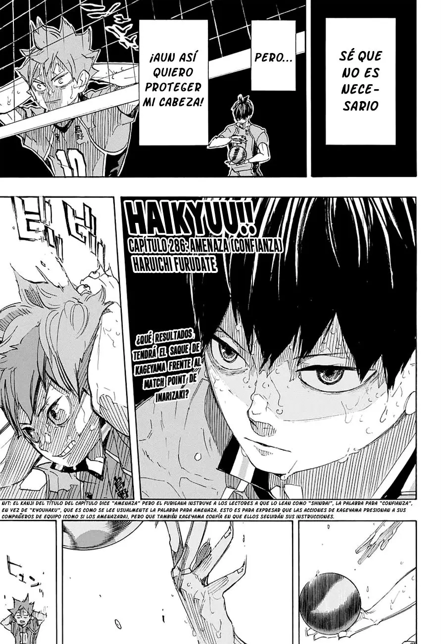 Haikyu!! capítulo 286, página 2