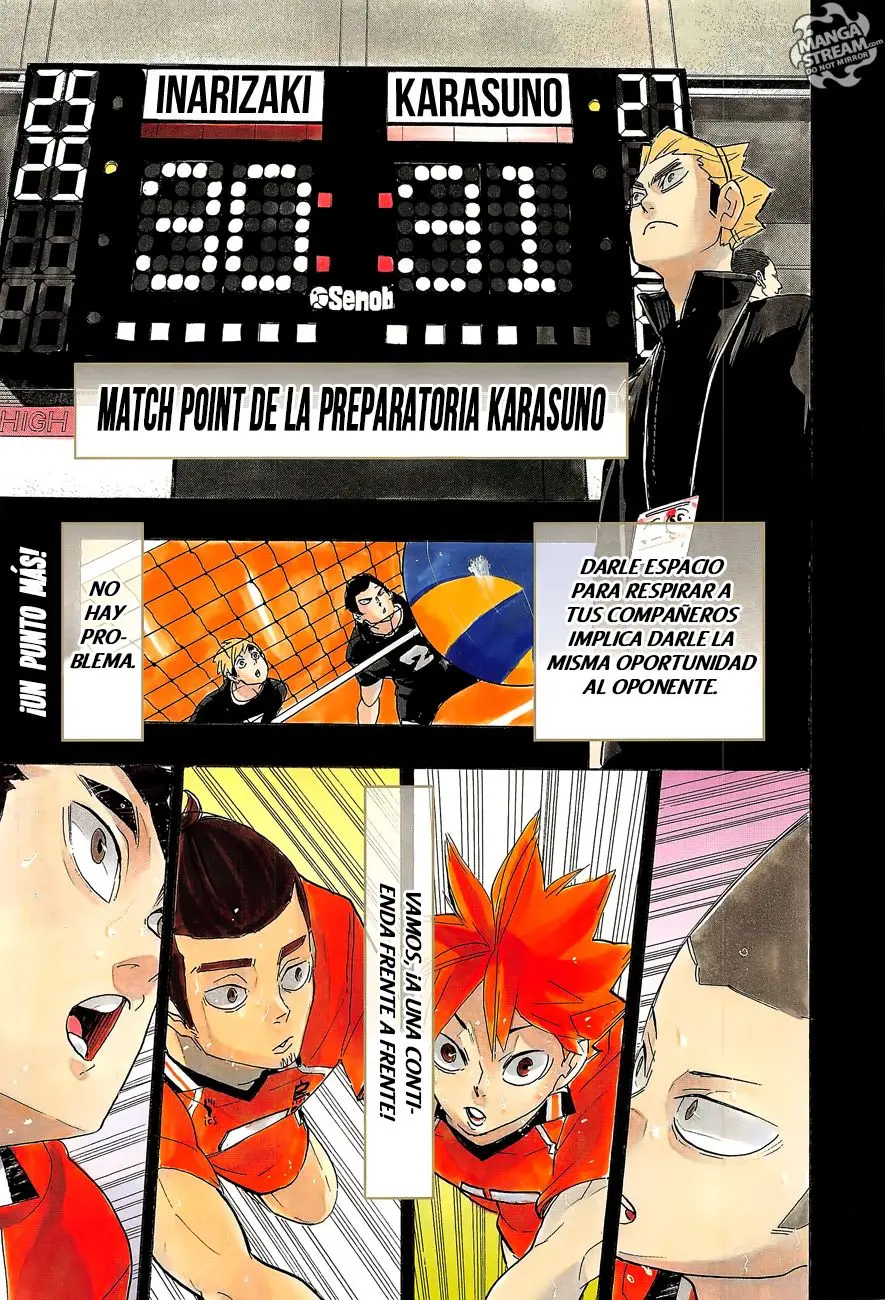 Haikyu!! capítulo 290, página 3