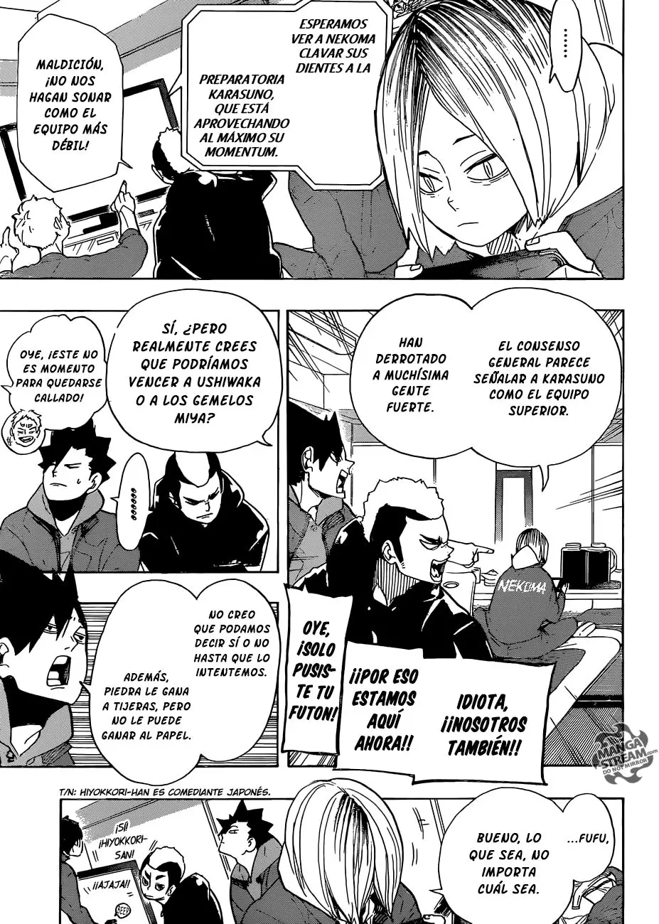 Haikyu!! capítulo 292, página 15