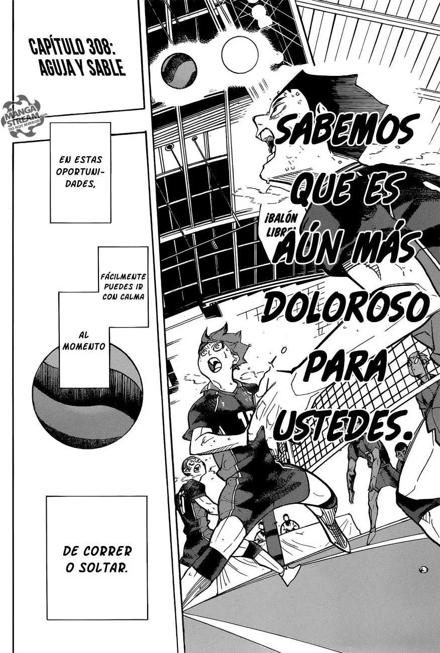 Haikyu!! capítulo 308, página 3