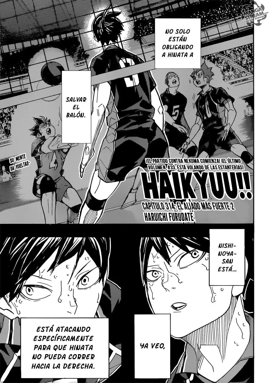 Haikyu!! capítulo 314, página 2