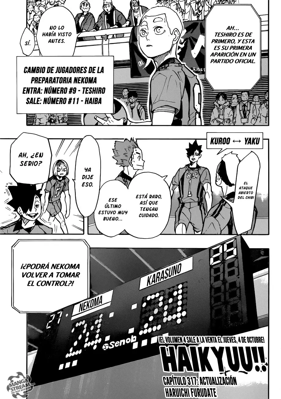 Haikyu!! capítulo 317, página 2