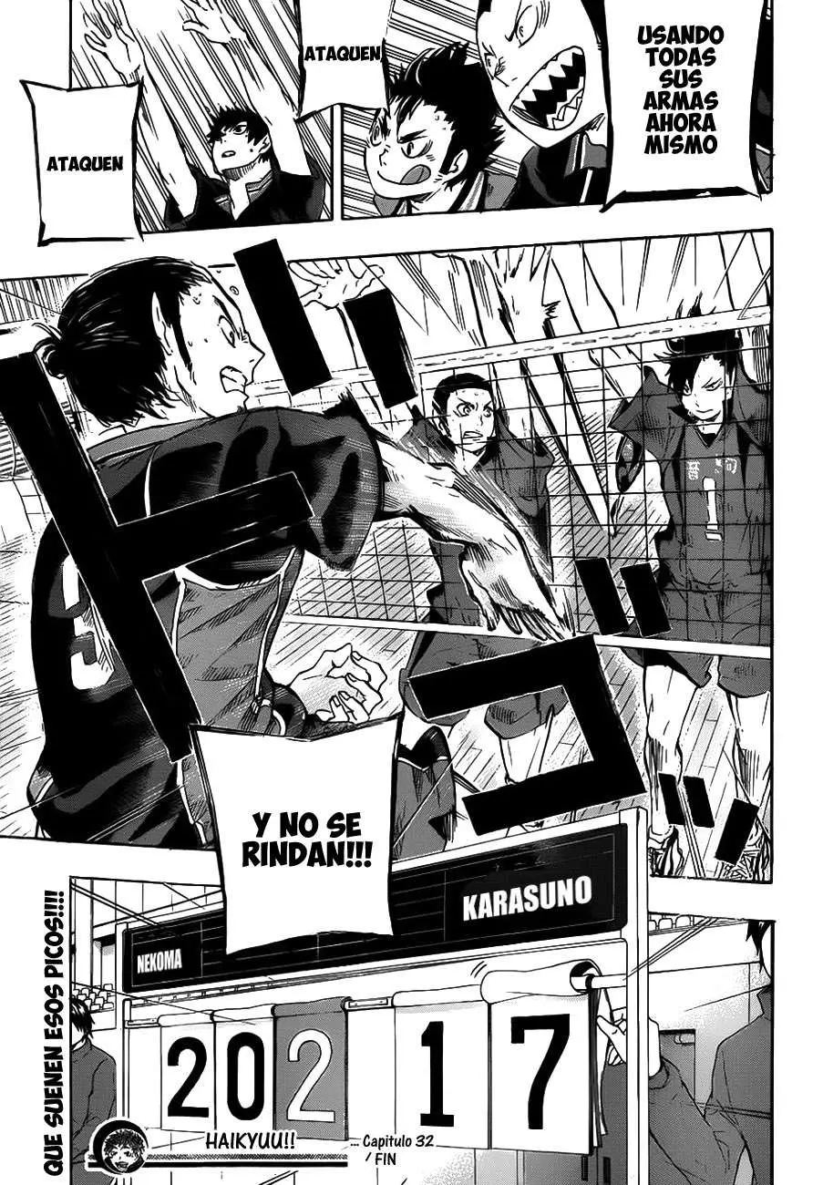 Haikyu!! capítulo 32, página 20