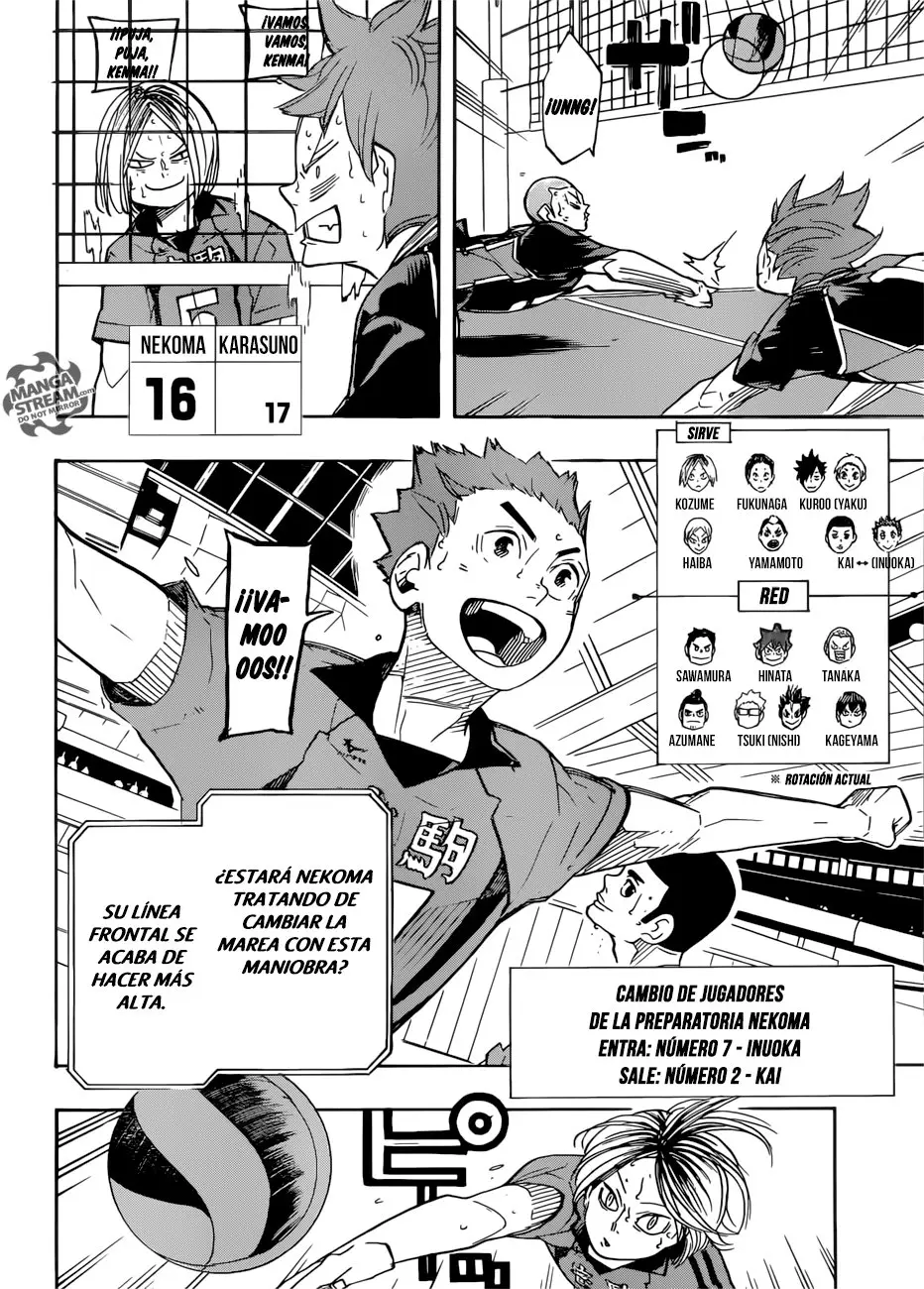 Haikyu!! capítulo 322, página 8