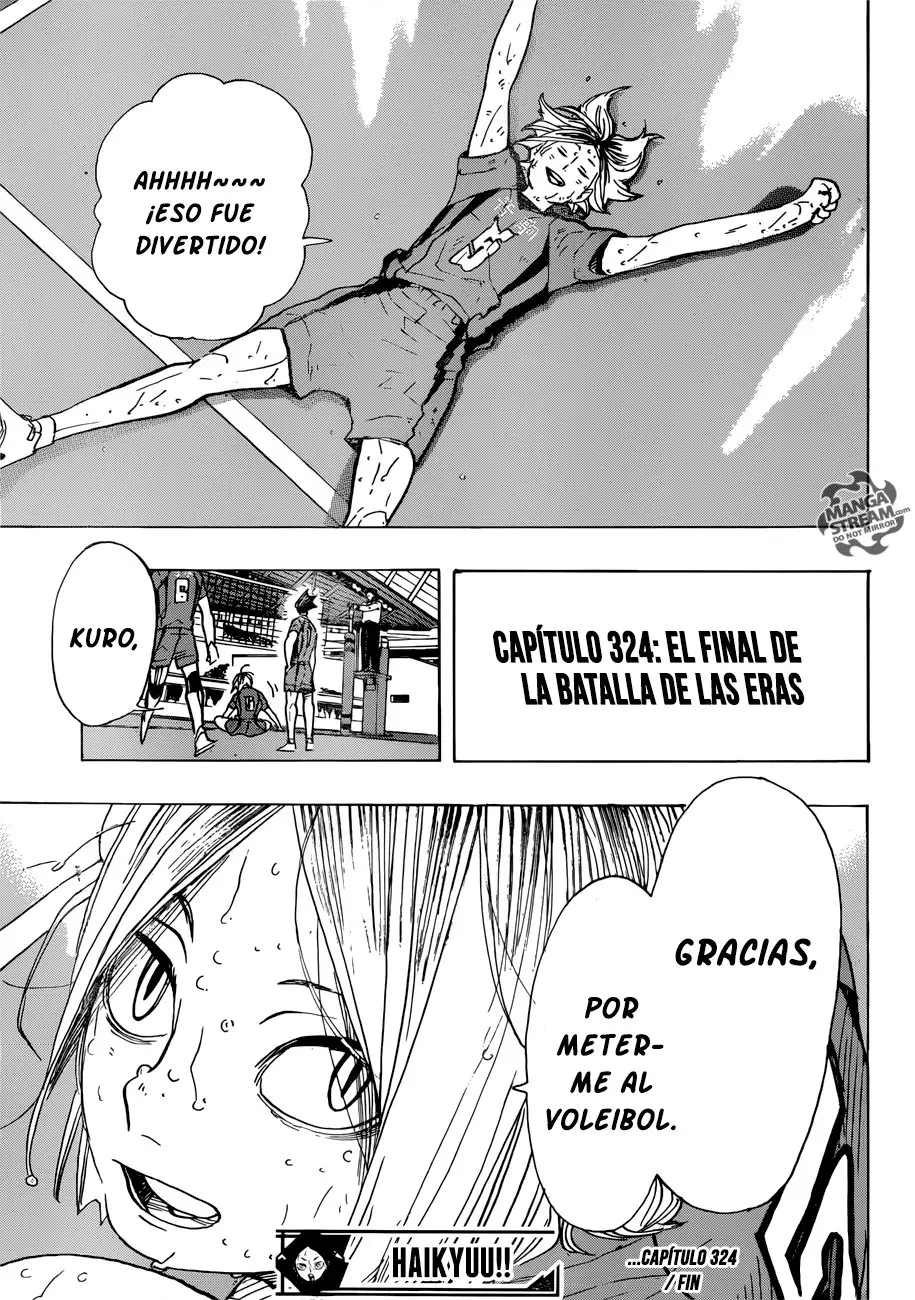 Haikyu!! capítulo 324, página 17