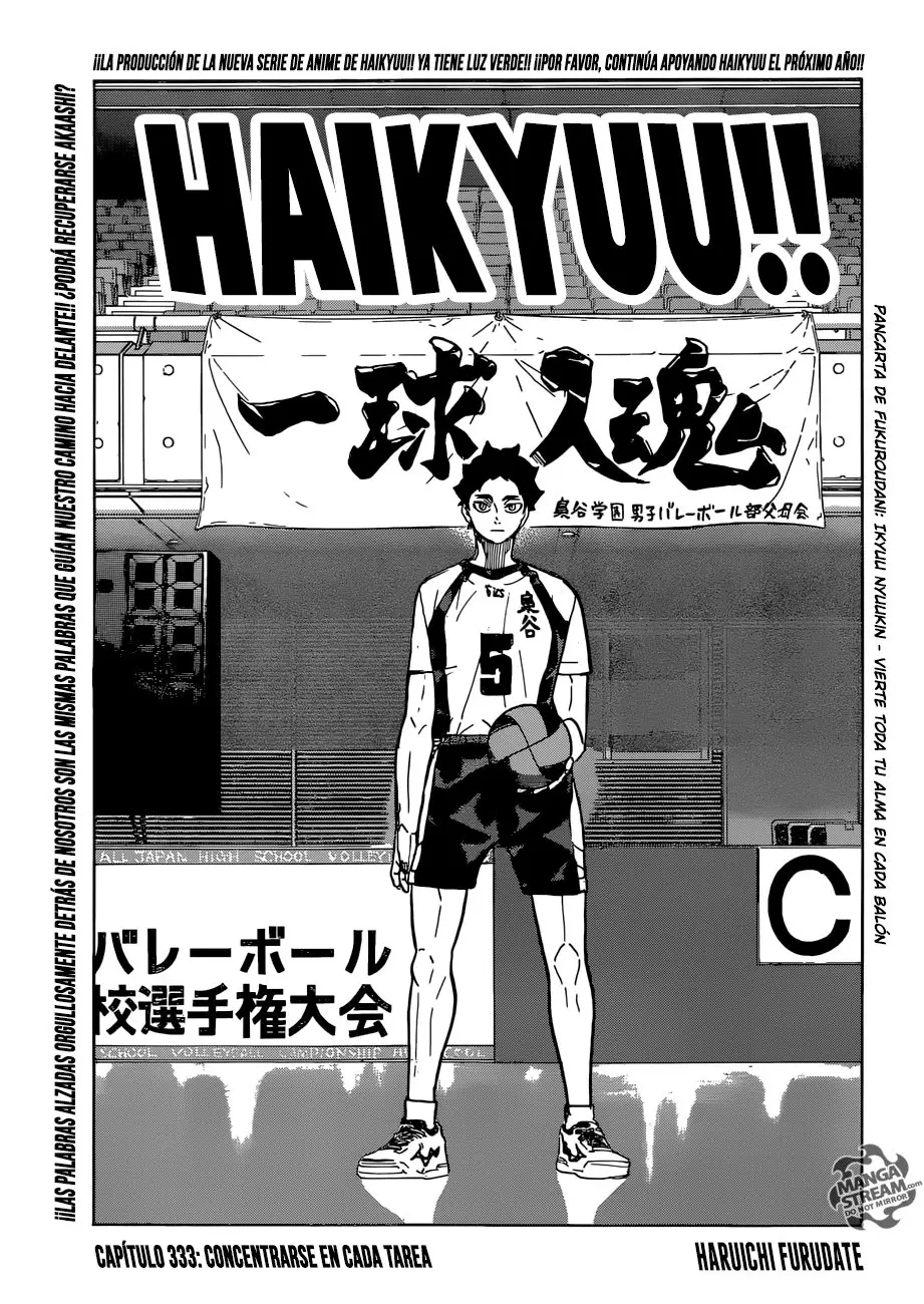 Haikyu!! capítulo 333, página 2
