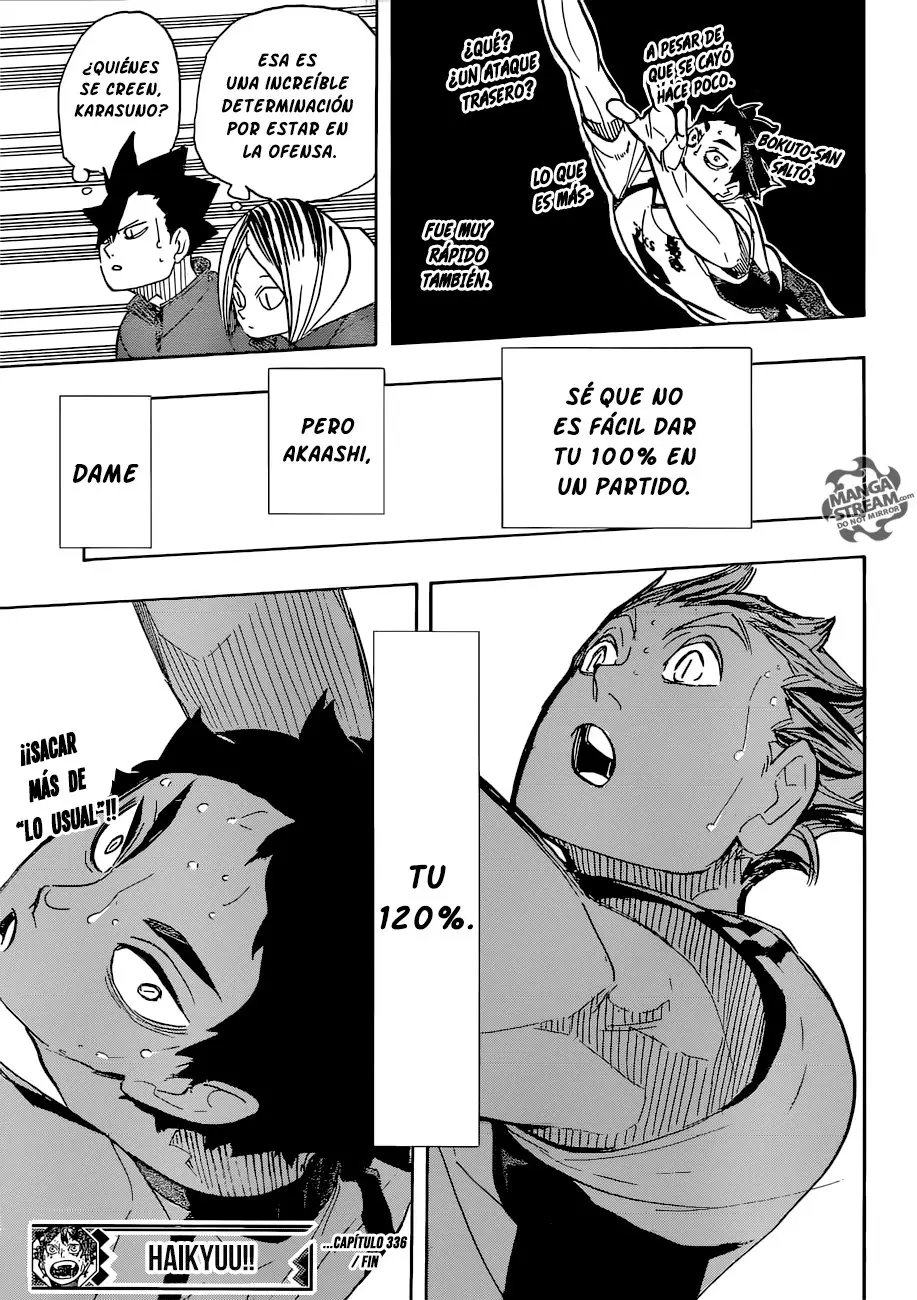Haikyu!! capítulo 336, página 17