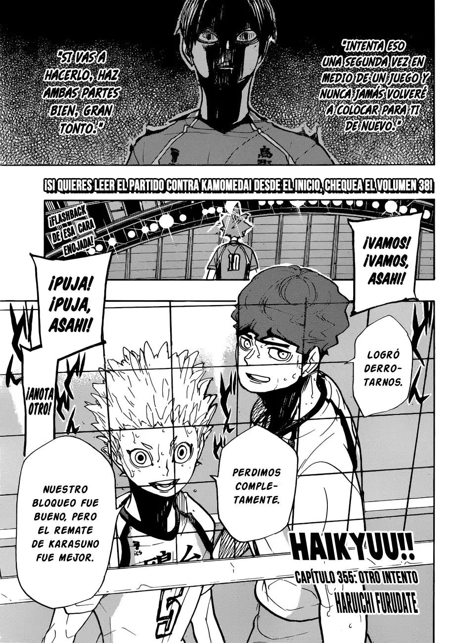 Haikyu!! capítulo 355, página 2