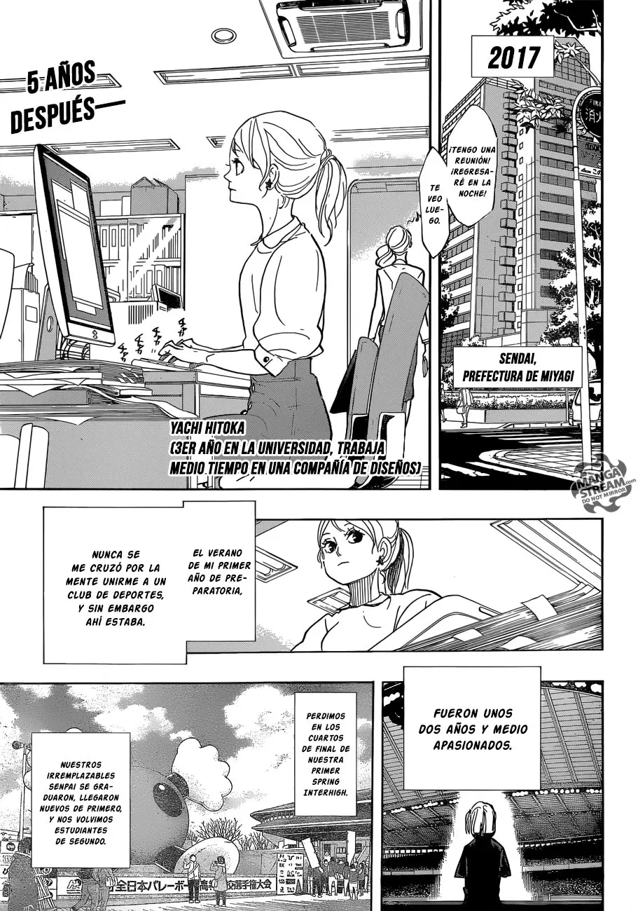 Haikyu!! capítulo 370, página 3