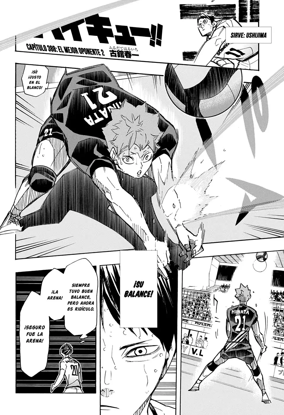 Haikyu!! capítulo 388, página 3