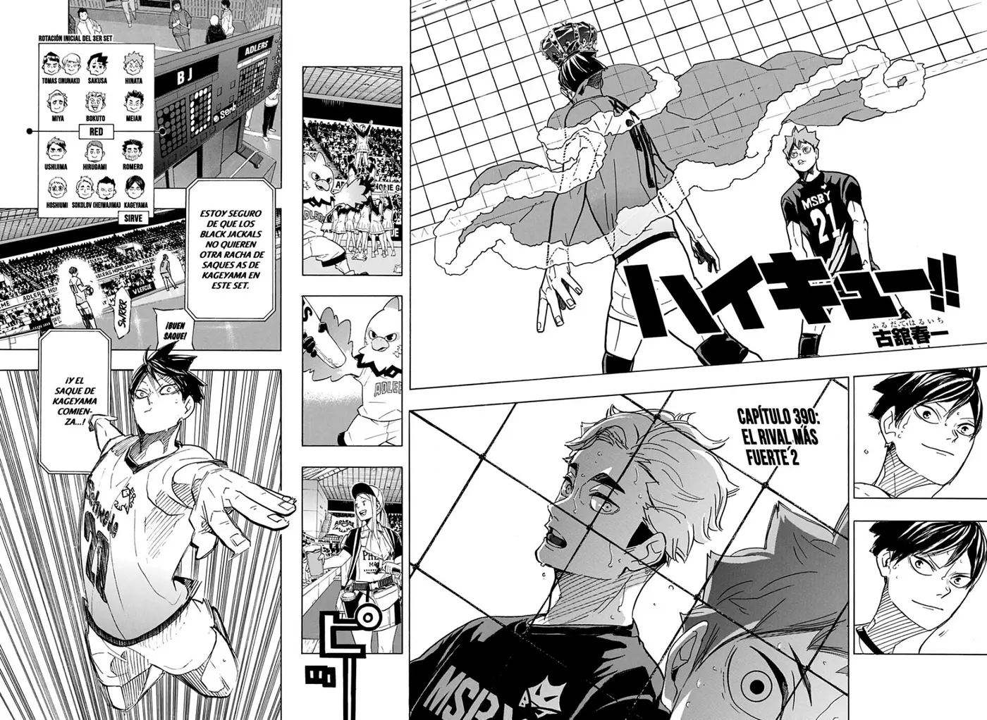 Haikyu!! capítulo 390, página 3