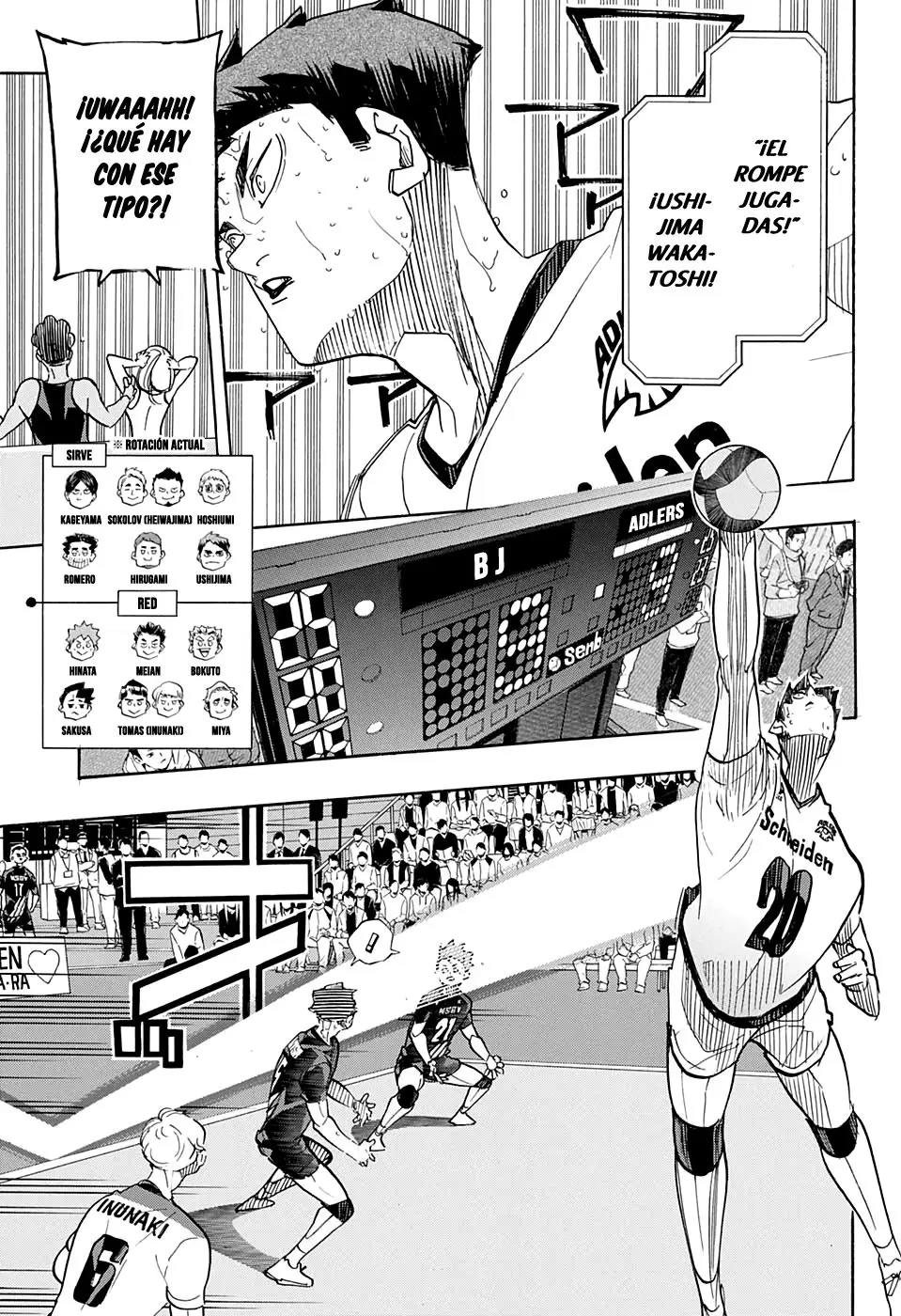 Haikyu!! capítulo 397, página 6
