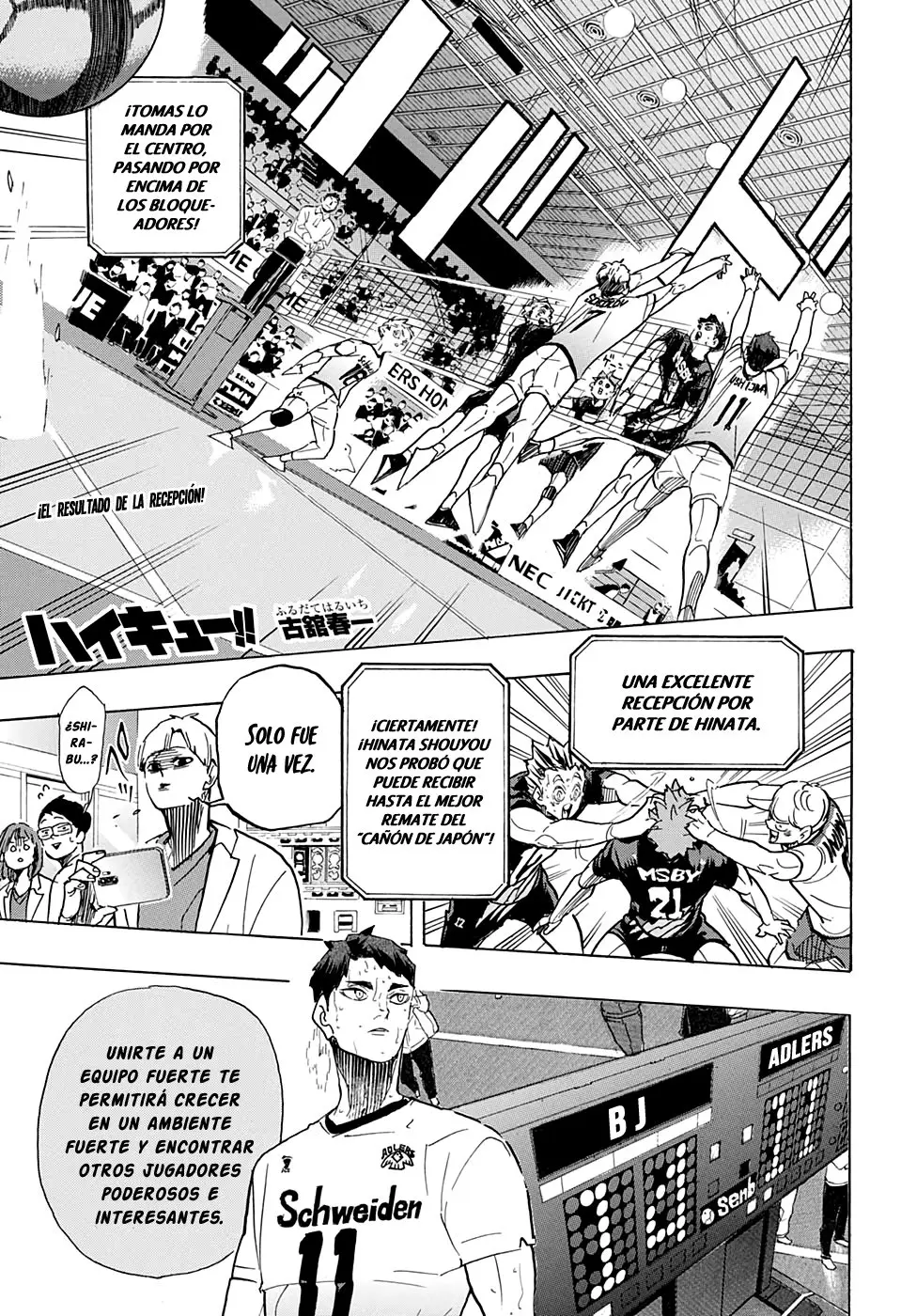 Haikyu!! capítulo 399, página 2